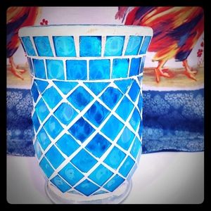 Stained glass vase